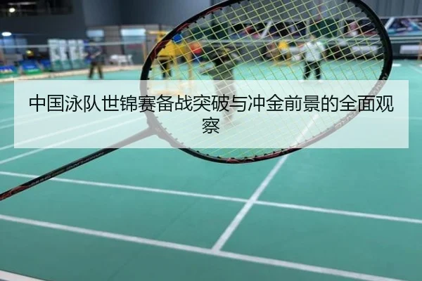 中国泳队世锦赛备战突破与冲金前景的全面观察